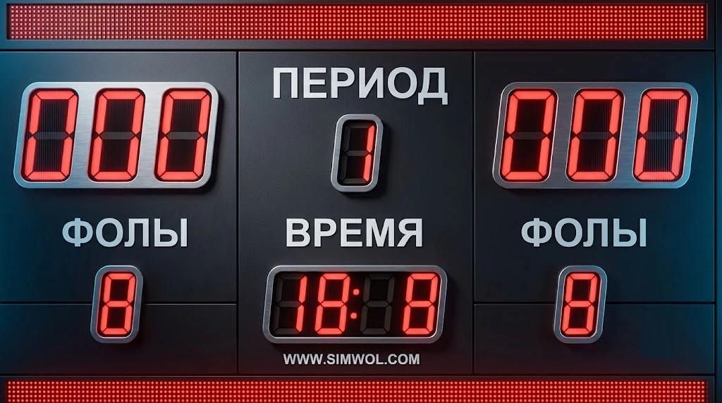Монохромные светодиодные табло