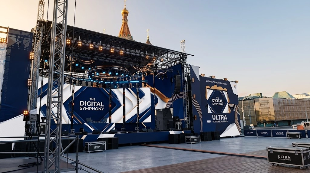 Внешние светодиодные SMD экраны для шоу-программ, концертов